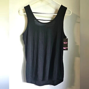 🆓️FREE ADD ON ACX NWT Black Tank Top Strappy Back Size M